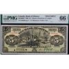 Image 2 : The Bank of Ottawa; 1906 $5 #000000 CH-565-20-06S, PMG Superb Gem Uncirculated-66EPQ.