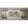 Image 1 : La Banque Provinciale du Canada 1907 $5 CH-615-12-02 #F00820  LCG Very Good-10.  Rare issue.  Just a