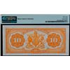 Image 3 : The Royal Bank of Canada; 1913 $10 #1186159 CH-630-12-08, PMG Choice About Uncirculated-58.  A super