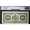 Image 3 : The Royal Bank of Canada 1927 $100 CH-630-14-20 #012289  LCG About Uncirculated-50.  A very nice and