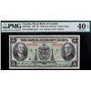 Image 2 : The Royal Bank of Canada; 1935 $5 #1552994 CH-630-18-02a, PMG Extra Fine-40EPQ.