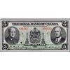 The Royal Bank of Canada; 1943 $5 #096511 CH-630-20-02, PMG Very Choice Uncirculated-64.  A near Gem