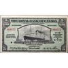 Image 1 : The Royal Bank of Canada 1938 $5 CH-630-30-02 'BARBADOS' #037923  LCG Choice Very Fine-25.  Scarce i