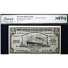 Image 2 : The Royal Bank of Canada 1938 $5 CH-630-30-02 'BARBADOS' #037923  LCG Choice Very Fine-25.  Scarce i