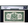 Image 3 : The Royal Bank of Canada 1938 $5 CH-630-30-02 'BARBADOS' #037923  LCG Choice Very Fine-25.  Scarce i