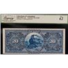 Image 1 : Union Bank of Newfoundland; 1889 $20 CH-750-16-08BP, Legacy Currency Grading Choice Uncirculated-62.
