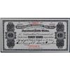 Image 1 : Nfld Cash Note; 1907 $0.40 NF-2g, PCGS Superb Gem Uncirculated-67PPQ.