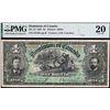 Image 2 : 1897 $1 DC-12 #213461, PMG Very Fine-20.  A very nice and pleasing example.