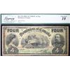 Image 2 : 1902 $4 DC-17b #216406  LCG Very Good-10, minor issues.