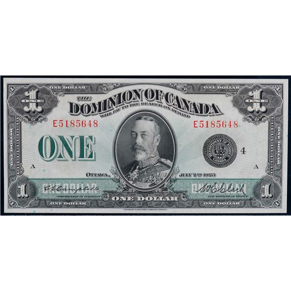 1923 $1 DC-25o #E5185648 LCG Superb Gem Uncirculated-66PPQ.  This is a pristine issue with great eye