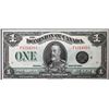 Image 1 : 1923 $1 DC-25o #F-1214353  Scarce Letter "F" LCG Choice Uncirculated-64.