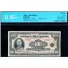 Image 2 : 1935 $100 BC-16 #F03440 CCCS Choice Fine-15, A bright example with minor issues. A nice and very att