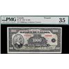 Image 2 : 1935 $1000 BC-20 #F00906, PMG Choice Very Fine-35.  A bright and well centered example with insignif