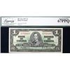 Image 2 : 1937 $1 BC-21a #D/A7721487  LCG Superb Gem Uncirculated-67PPQ.  This is a pristine issue with great 