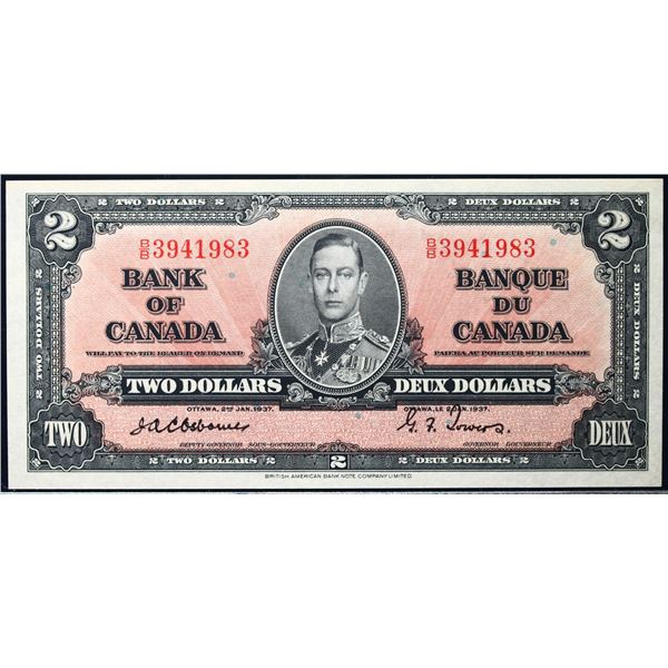 1937 $2 BC-22a #B/B3941983  LCG Gem Uncirculated-65PPQ