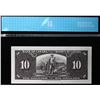 Image 2 : 1937 $10 BC-24b #X/D9717392 CCCS Gem Uncirculated-65