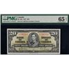 Image 2 : 1937 $20 BC-25b #E/E7297512 PMG Gem Uncirculated-65EPQ