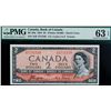 Image 1 : 1954 $2 BC-30a #A/B1731539, PMG Choice Uncirculated-63EPQ.