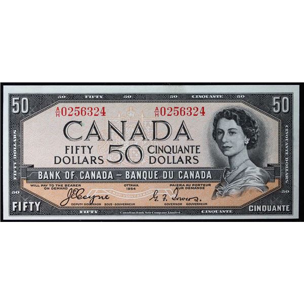 1954 $50 BC-34a #A/H0256324 CCCS Gem Uncirculated-65