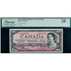 Image 2 : 1954 $1000 BC-36 #A/K0025090 LCG Choice Very Fine-30, writing partially erased.  A nice oportunity t