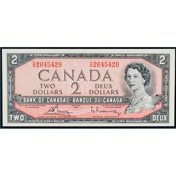 1954 $2 BC-38cT #S/R2645420 "TEST NOTE" LCG Gem Uncirculated-65PPQ