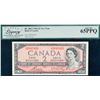 Image 2 : 1954 $2 BC-38cT #S/R2645420 "TEST NOTE" LCG Gem Uncirculated-65PPQ