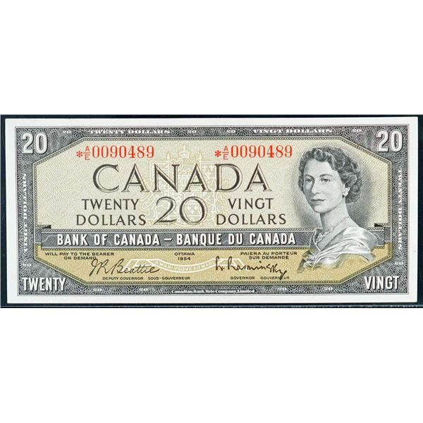 1954 $20 BC-41bA #*A/E0090489 LCG Gem Uncirculated-65PPQ