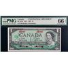 Image 2 : 1967 $1 BC-45aS #290 PMG Superb Gem Uncirculated-66EPQ.  A bright example with great colours and exc
