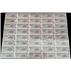 Image 1 : Uncut Sheet; 1986 $2 BC-55cA #BRX3459781 "Rare Sheet Replacement" Choice Unc.  First one seen and ha