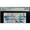 Image 3 : 1986 $5 BC-56cT #GOG0125297 "TEST NOTE" LCG Very Fine-20PPQ.  A bright and desirable example! An ext