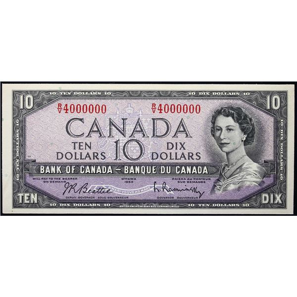 Million; 1954 $10 BC-40B #R/V4000000  LCG Gem Uncirculated-65PPQ