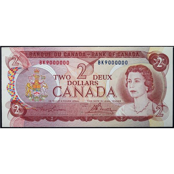 Million; 1974 $2 BC-47A #BK9000000  LCG Gem Uncirculated-65PPQ