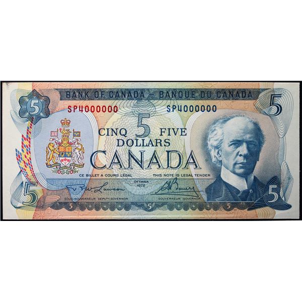 Million; 1972 $5 BC-48B #SP4000000  LCG Choice Uncirculated-63PPQ