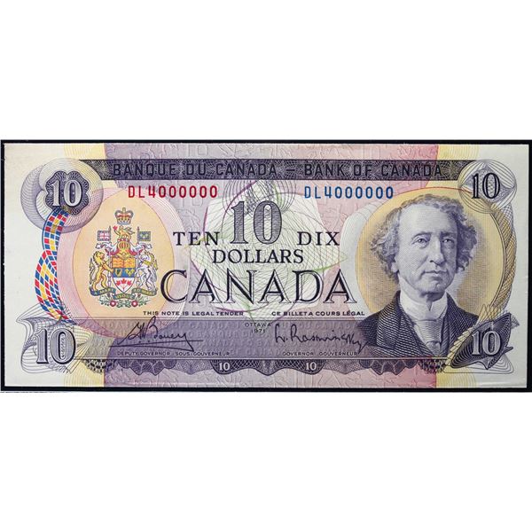 Million; 1971 $10 BC-49C #DL4000000  LCG Choice Uncirculated-64PPQ