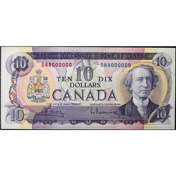 Million; 1971 $10 BC-49C #DN8000000  LCG Choice Uncirculated-64PPQ