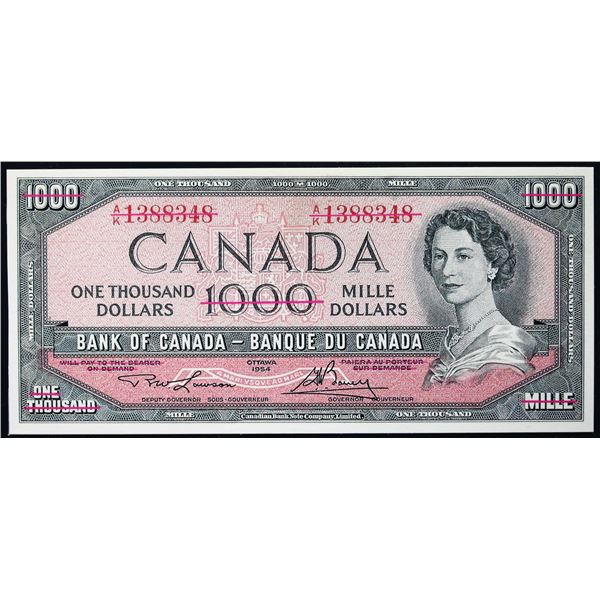 1954 $1000 BC-44dE 'ESSAY' FCAE PROOF #1388348  LCG Superb Gem Uncirculated-66PPQ