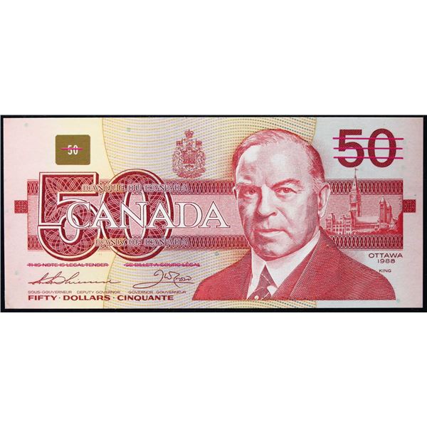 1988 $50 BC-59AE 'ESSAY' FACE PROOF LCG Choice Uncirculated-64PPQ