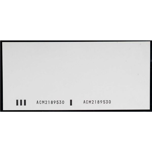 Error; 1973 $1 BC-46b w/ 1986 Series S/N Style & bar Codes. #ACM2189530 LCG Superb Gem Uncirculated-