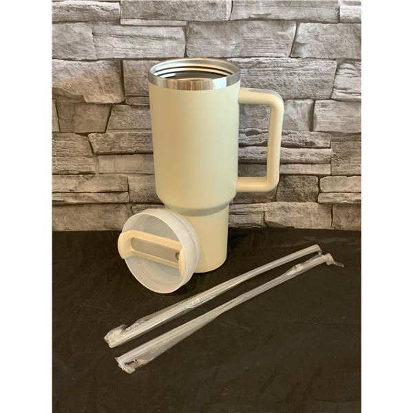 40 oz Tumbler with Handle - Dune Colour