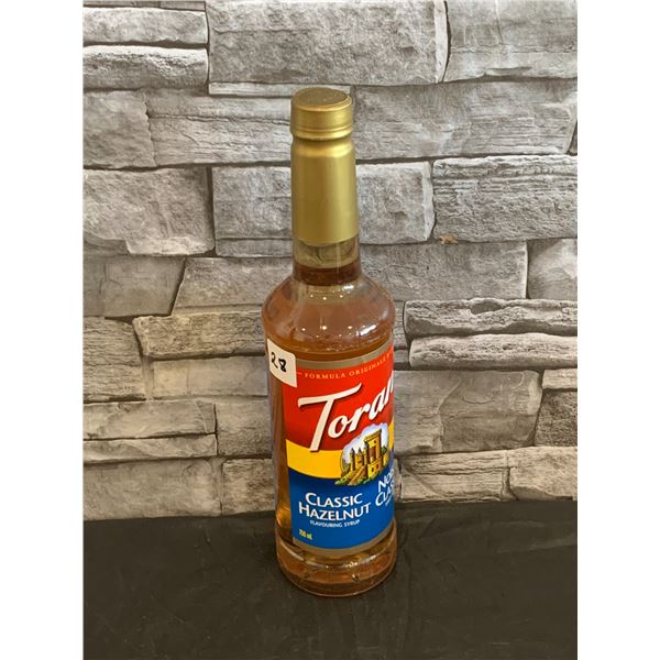 Torani Syrup - Classic Hazelnut Flavour - 750mL - BB: 27 FE 01