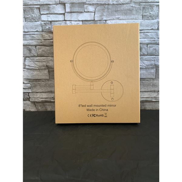 LED Wall Mounted Mirror - 8"