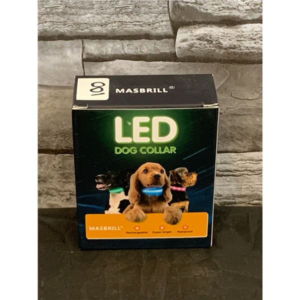 LED Dog Collar Light - Size Small - Light Pink