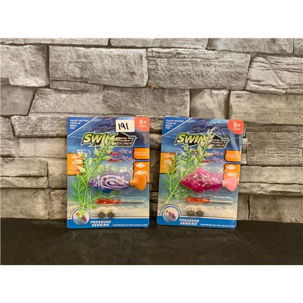 Lot of 2 Swim Electric Pet Fish