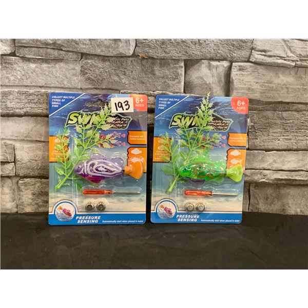 Lot of 2 Swim Electric Pet Fish