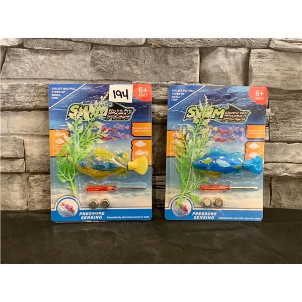 Lot of 2 Swim Electric Pet Fish