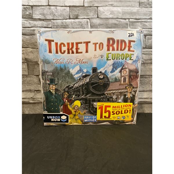 Ticket To Ride - Europe Edition - Days of Wonder Board Game