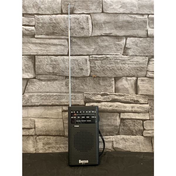 Portable Dual - Band Radio FM/AM - Model #: W-908 - Black