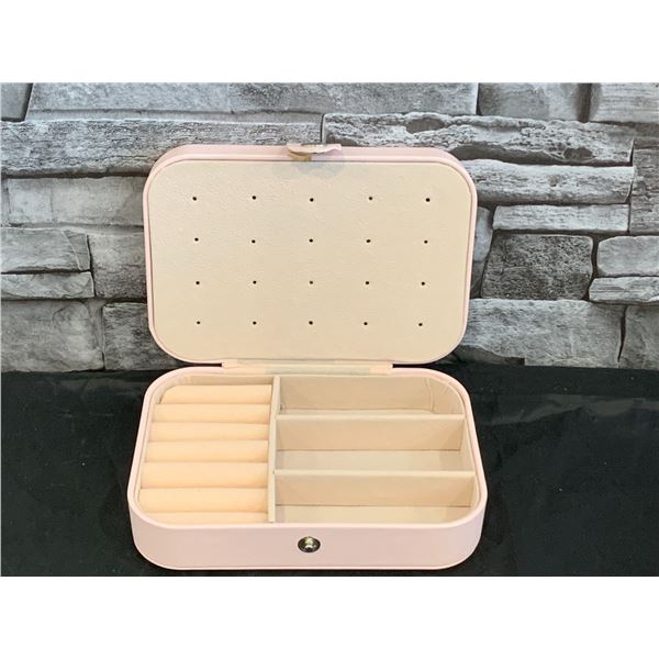 Jewelry Box Organizer - Travel Case - Pink