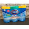 Image 1 : Clorox Disinfecting Wipes 3 Pack 225 Wipes 2 Crisp Lemon 1 Fresh Scent