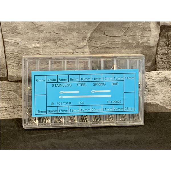 Walfront Stainless Steel Watch Band Link Cotter Pins - Assorted Sizes - 360 pcs